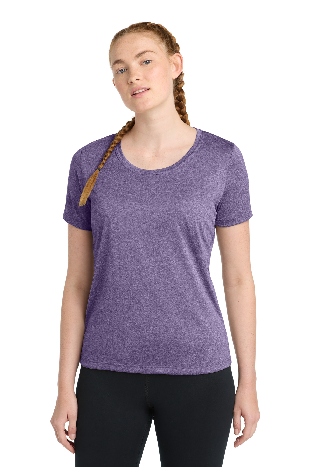 Sport-Tek Women's Heather Contender Scoop Neck Tee. LST360 16