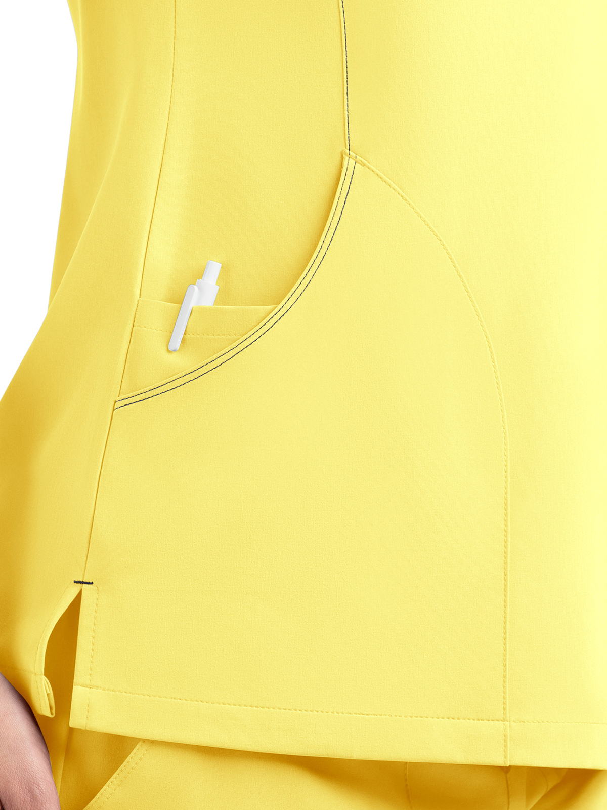 Maevn - Matrix Impulse - Women's Three-Pocket Contrast Stitching V-Neck Top 26