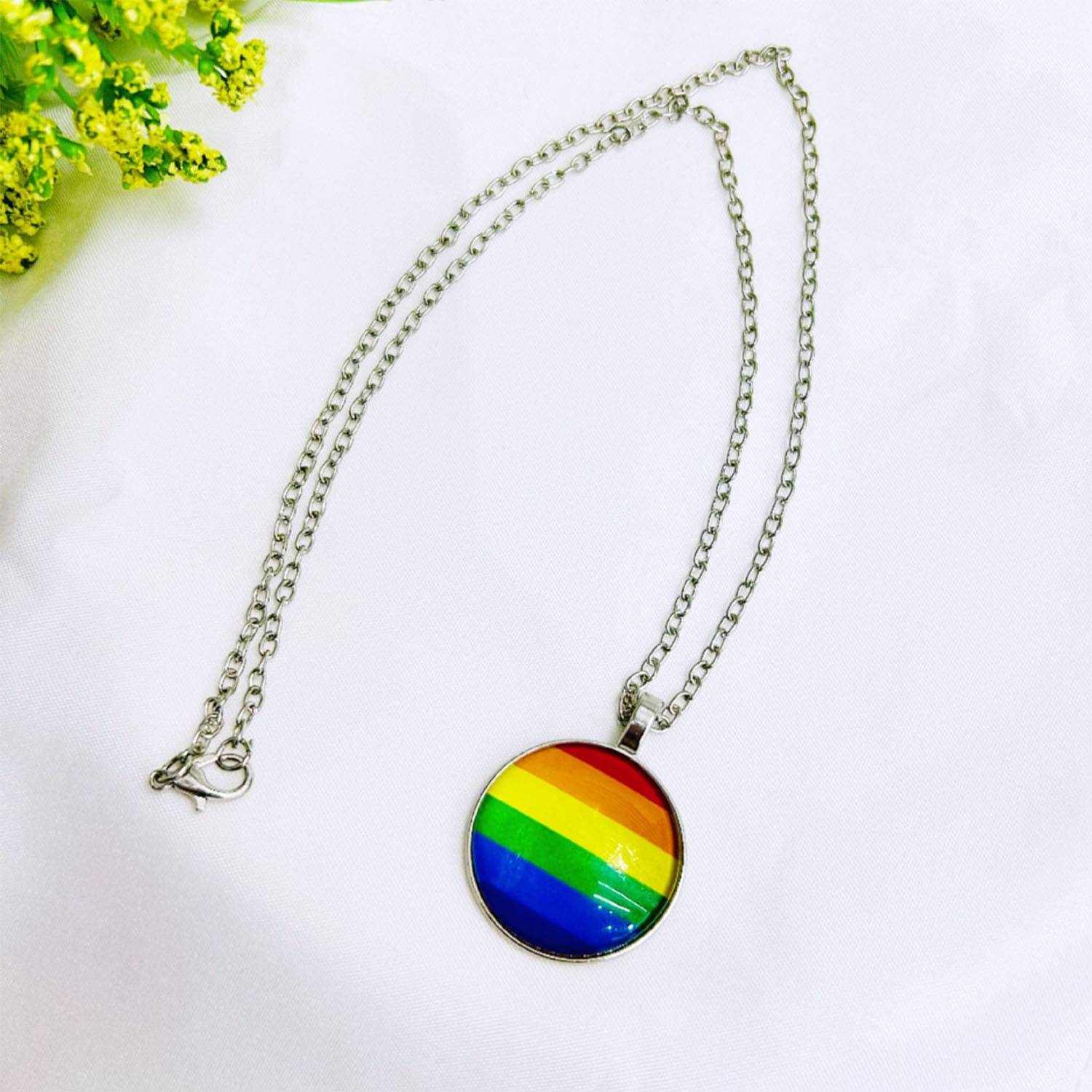 Rainbow Plastic Medallions 6