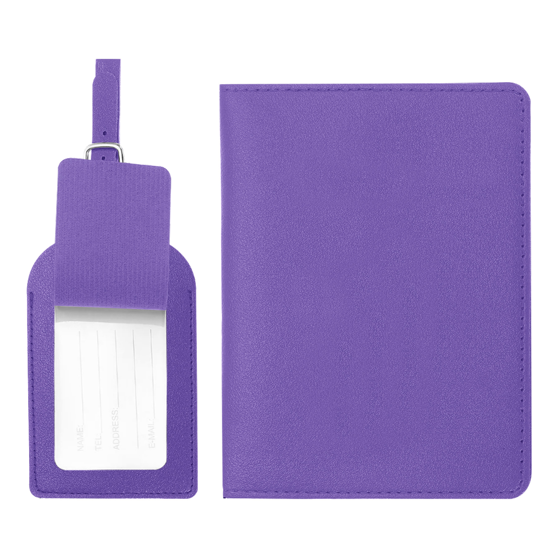 PU Passport Cover and Luggage Tag Set 14