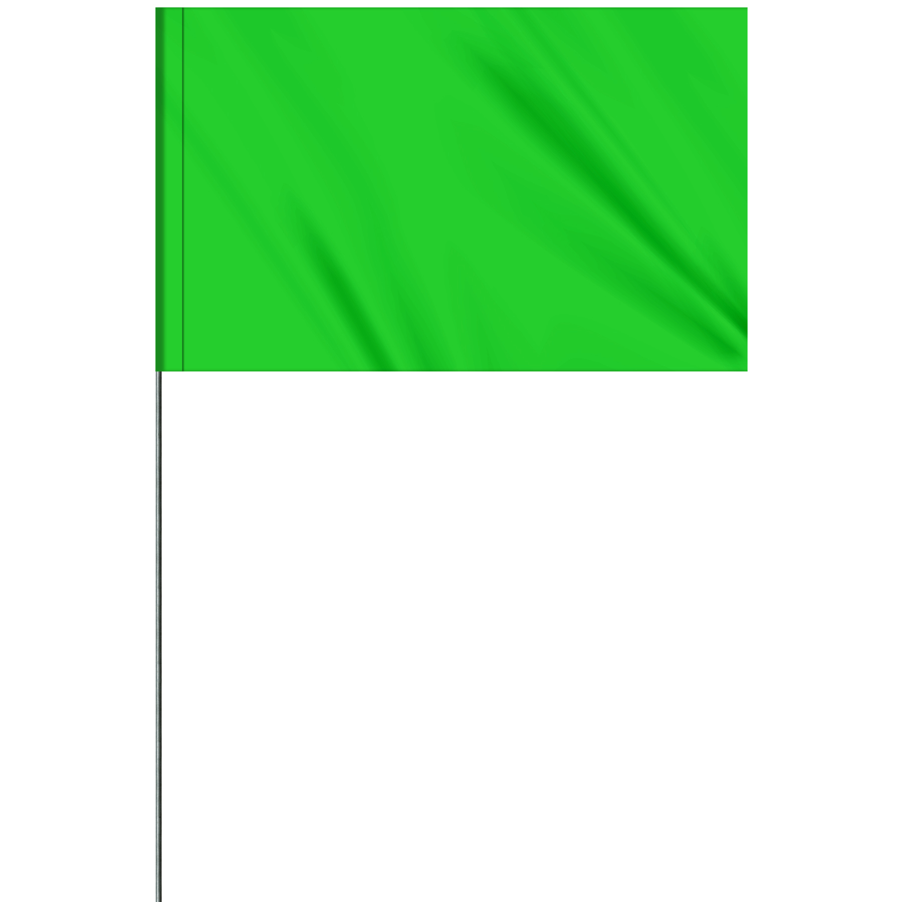 1-Color 5" x 8" Custom Vinyl Marking Flag with 36" Wire 8