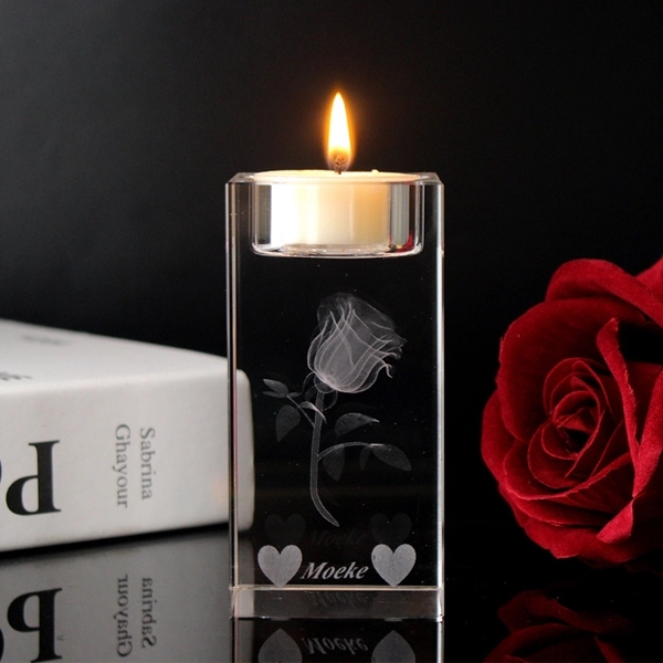 Customized Crystal Tea Light Candle Holders 2