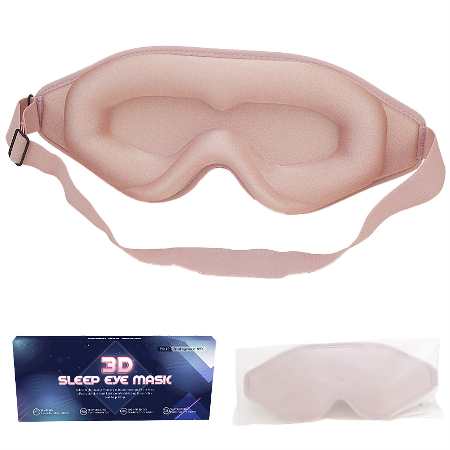 3D Blackout Sleep Mask 2