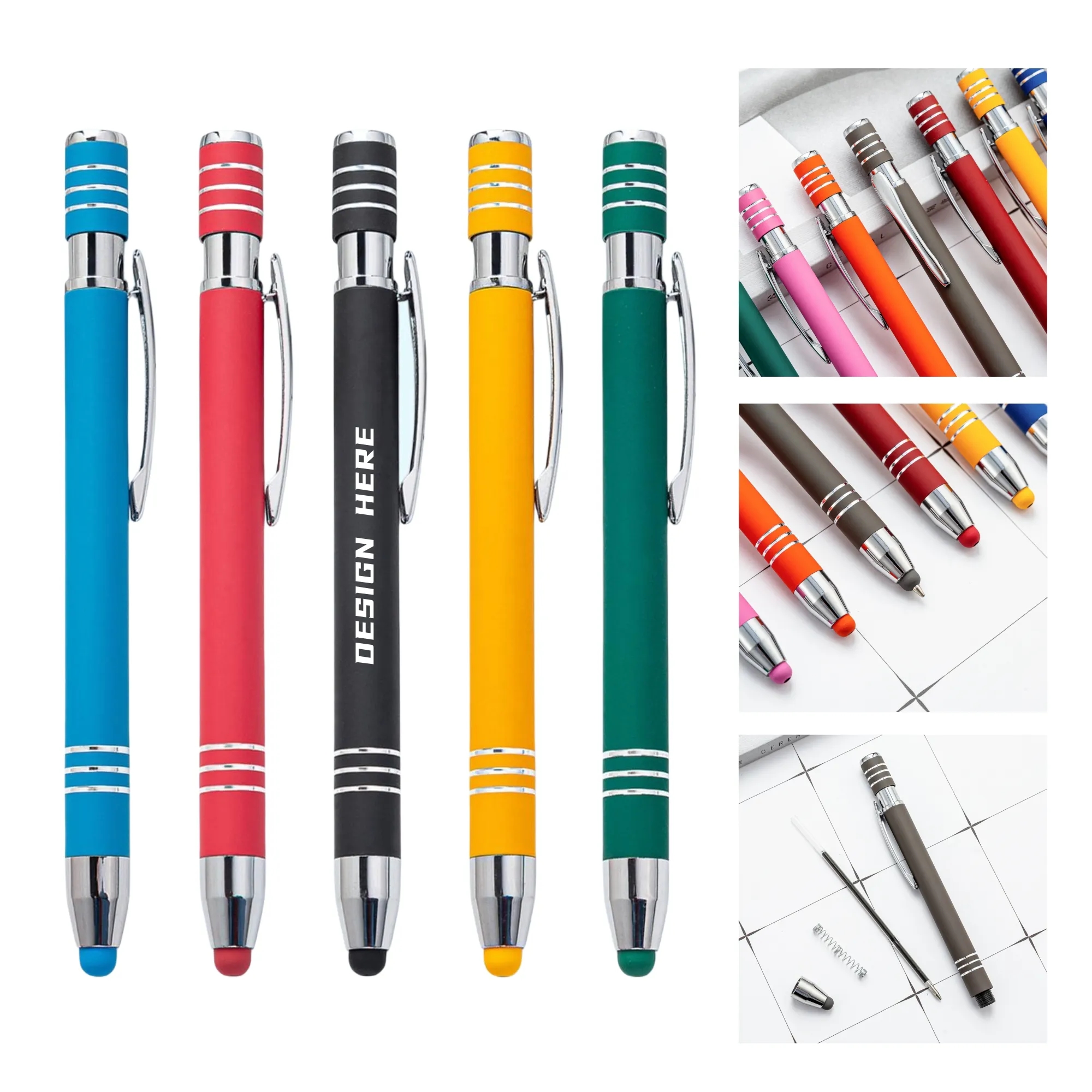 2 in1 Metal Stylus Ballpoint Pen
