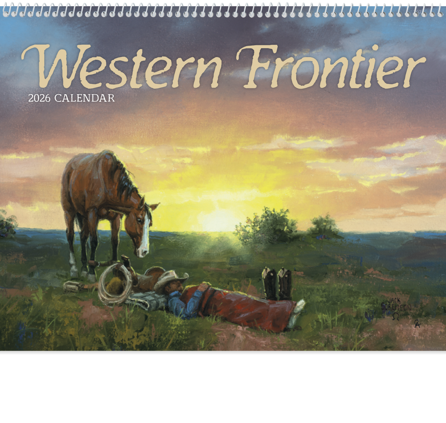 Good Value™ Western Frontier - Spiral Calendar 15