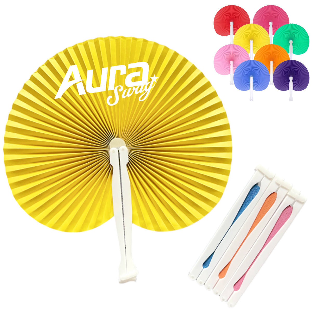 Compact Folding Hand Fan for Portable Cooling 4