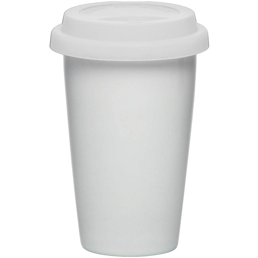 11 oz. Double Wall Ceramic Tumbler with Lid 3