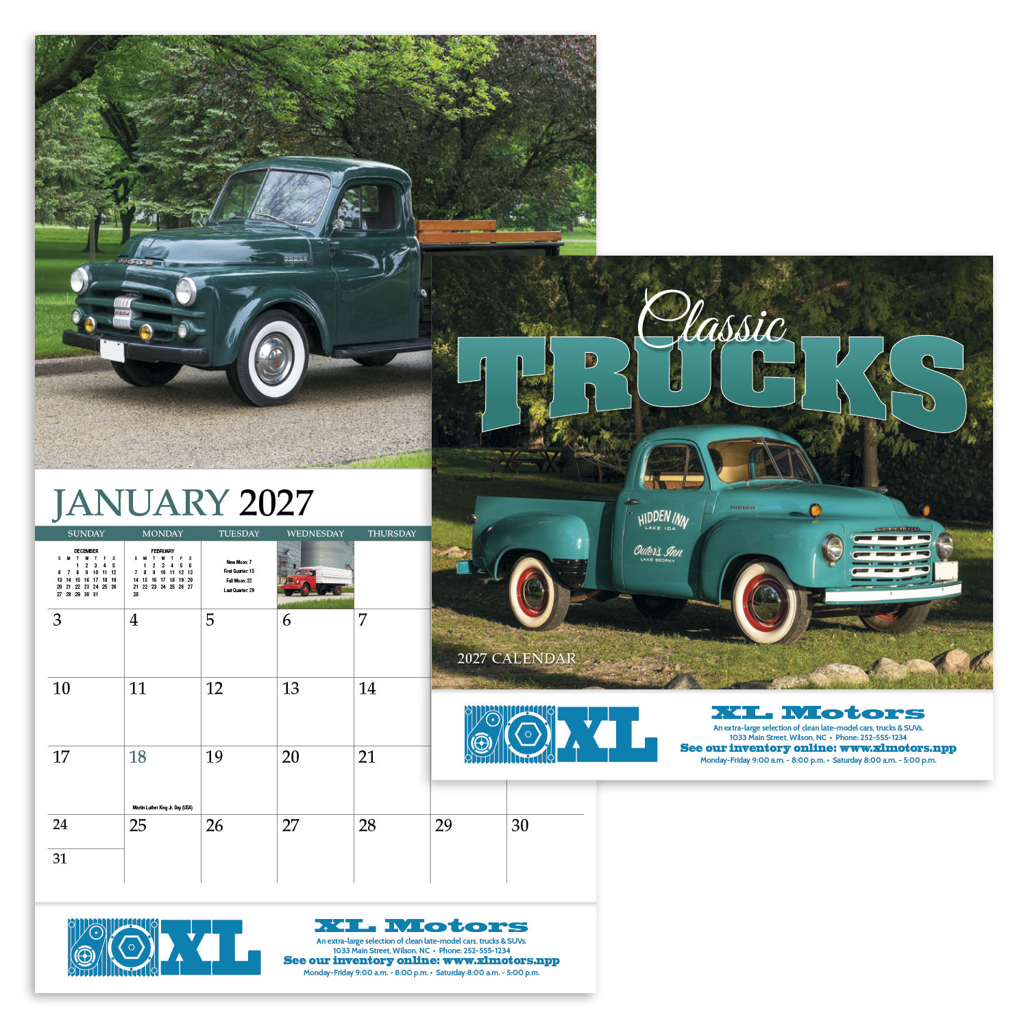 HotLine® Products Classic Trucks Appointment Calendar - Stapled 66