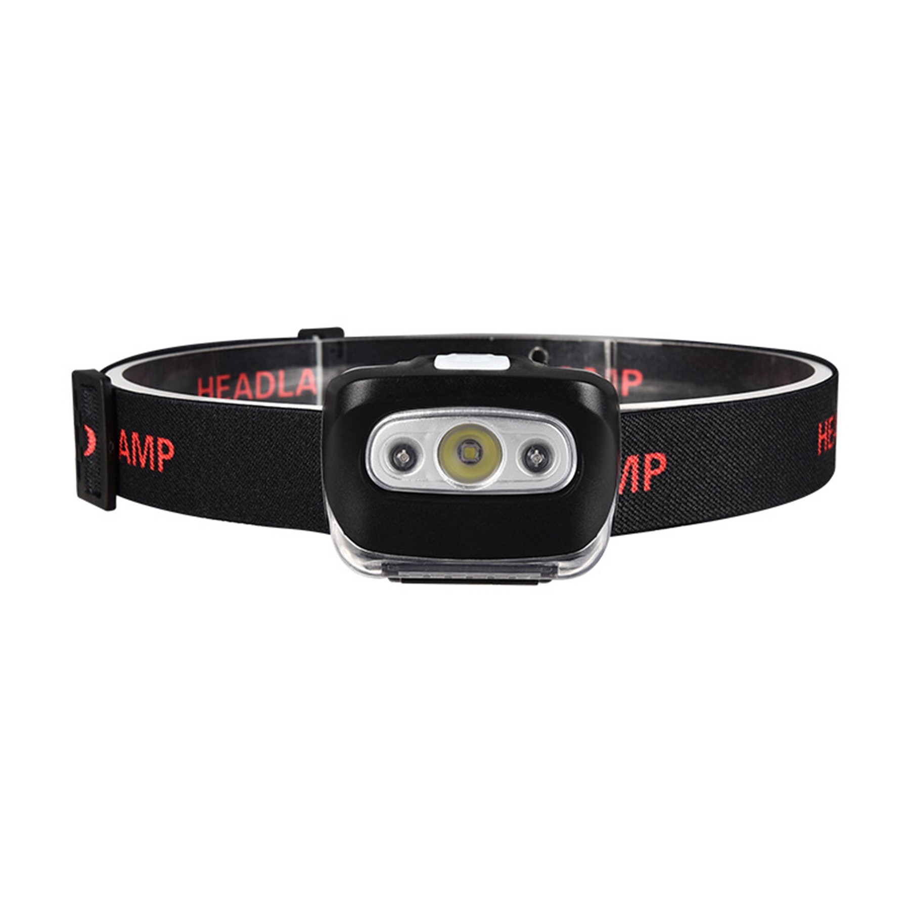 Rechargeable LED Head Flashlight Lamp With Red Lights Elastic Band 14