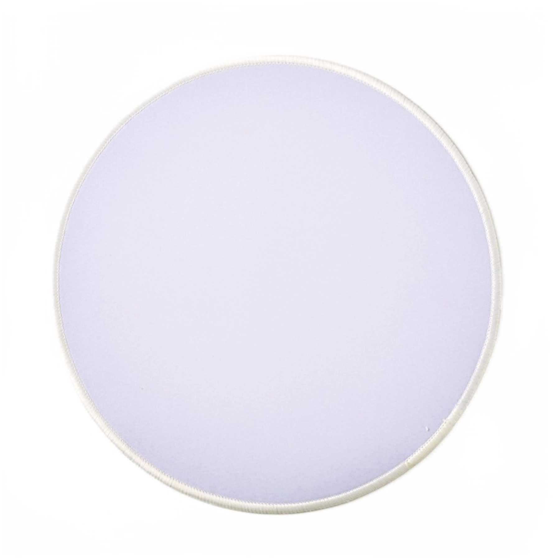 8.66-inch Slim Round Mouse Pad with Elegant Stitched Edge