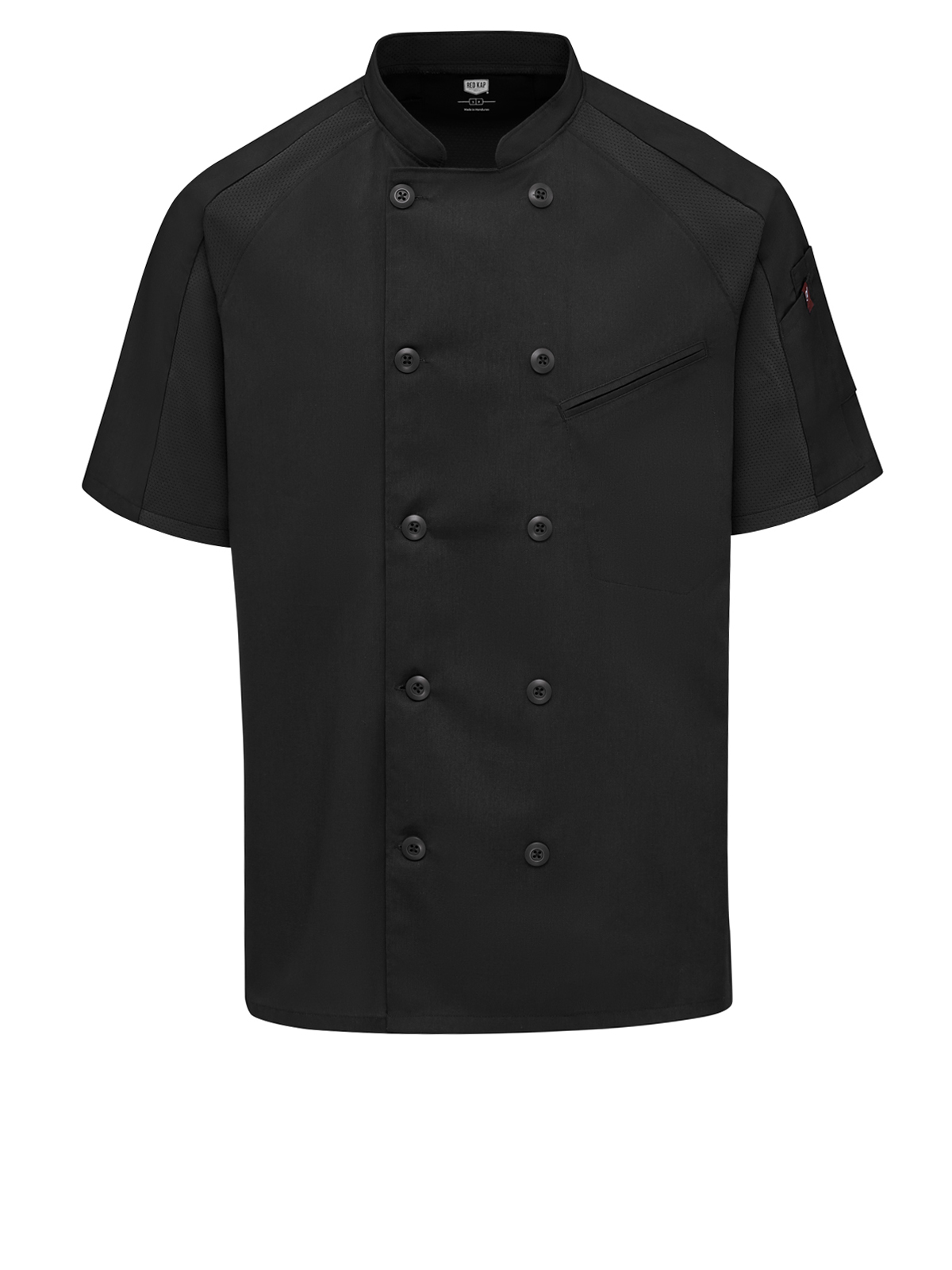 Red Kap Culinary - Men's Airflow Raglan Chef Coat with OilBlok 3
