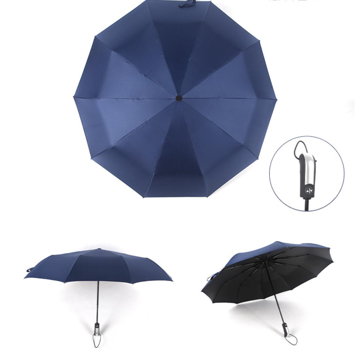 45" Vented Auto Open Folding Umbrella 3