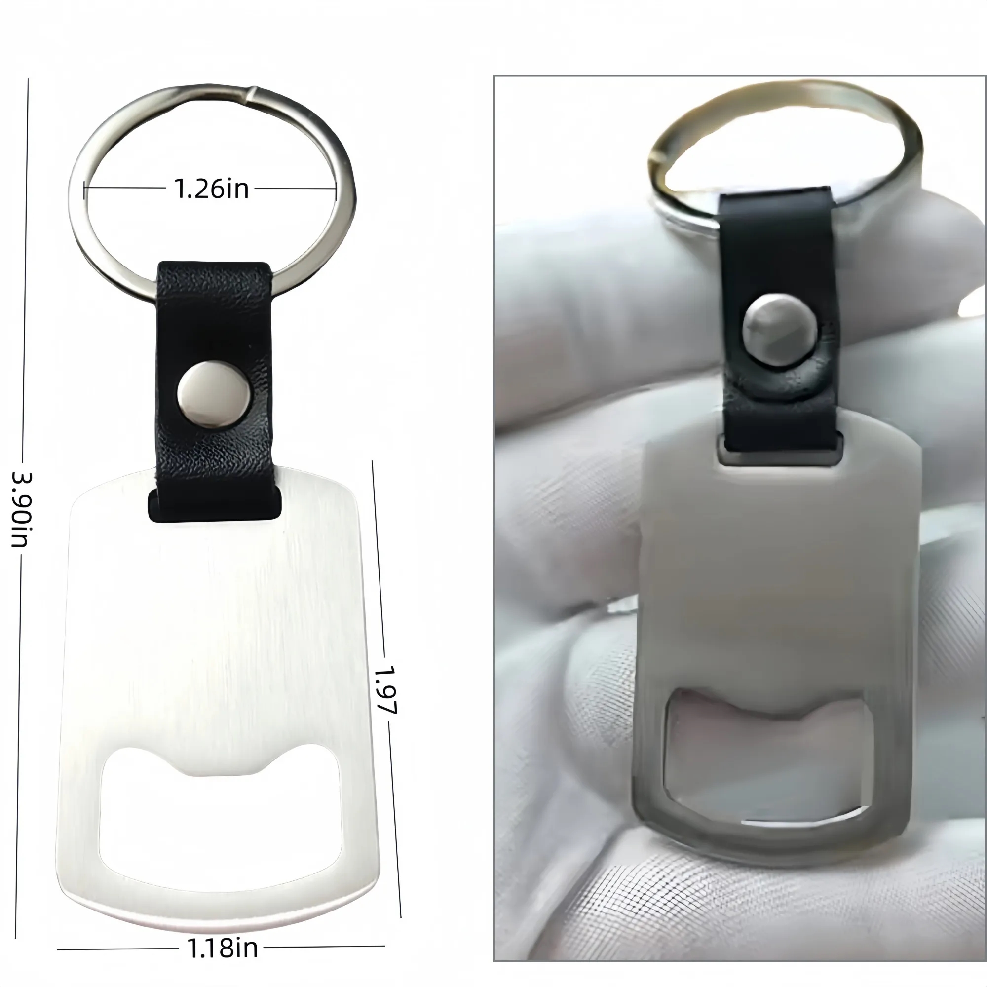 Custom Stainless Steel Keychain 2