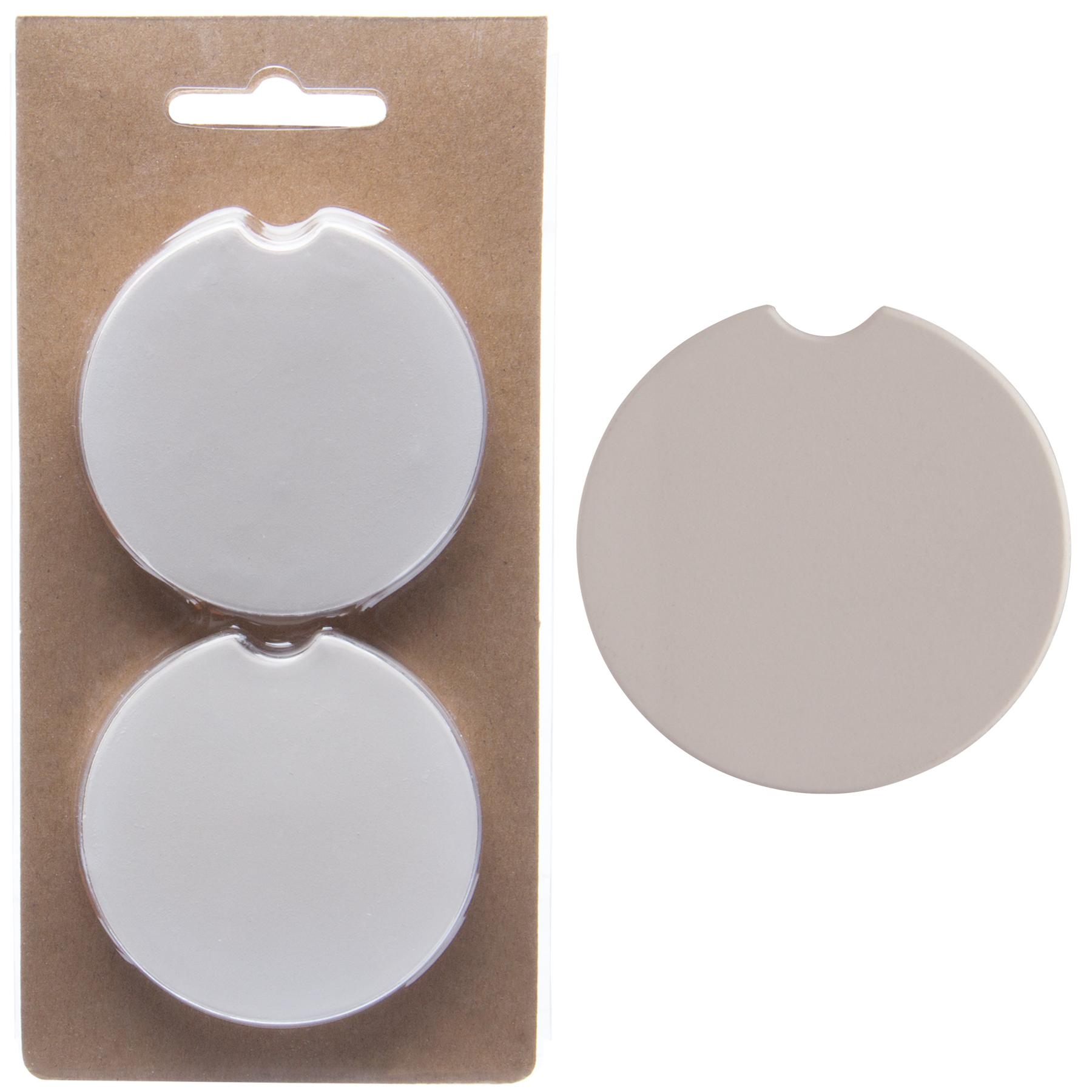 Absorbent Stone Car Coaster Set