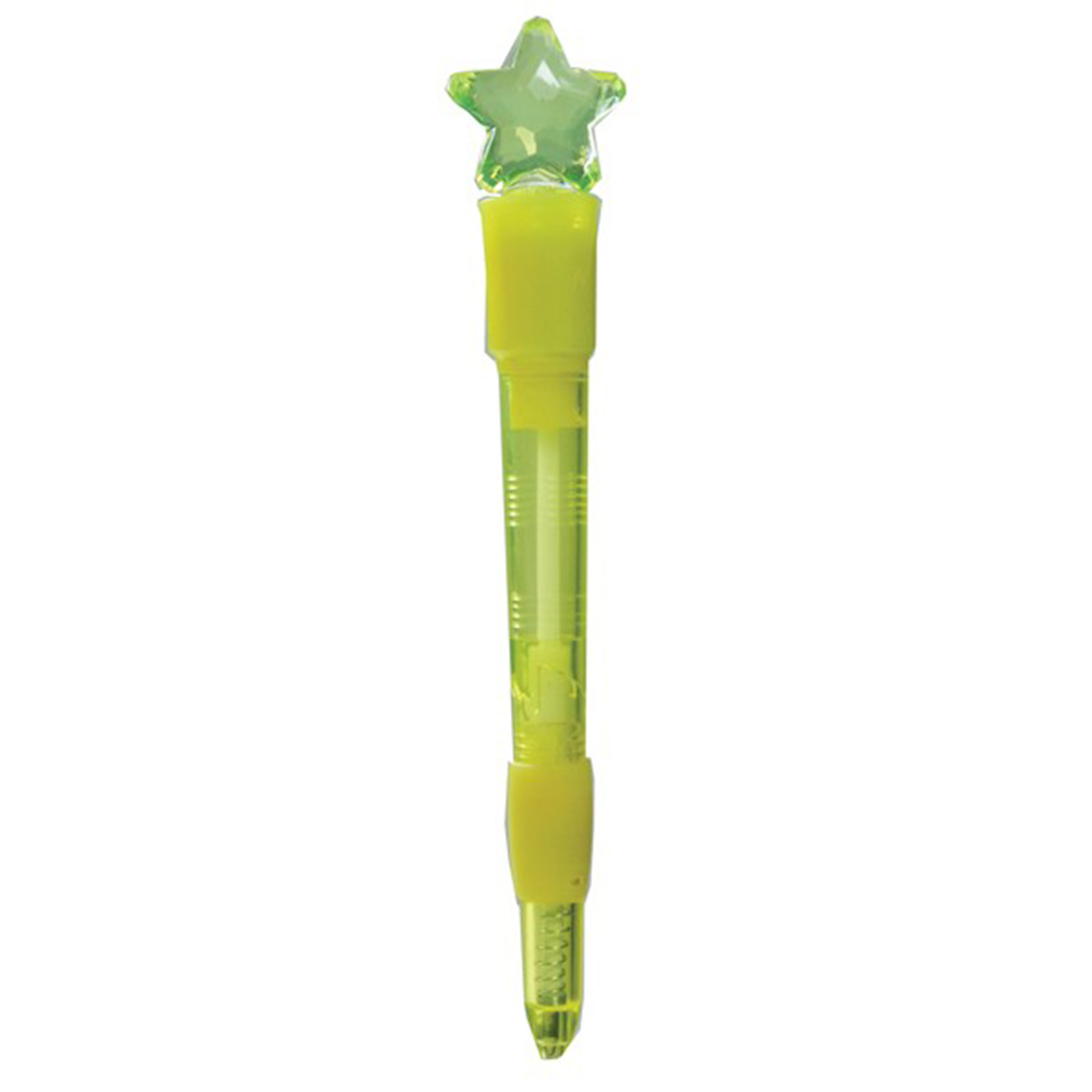 Ballpoint Light Up Yellow Star Pen