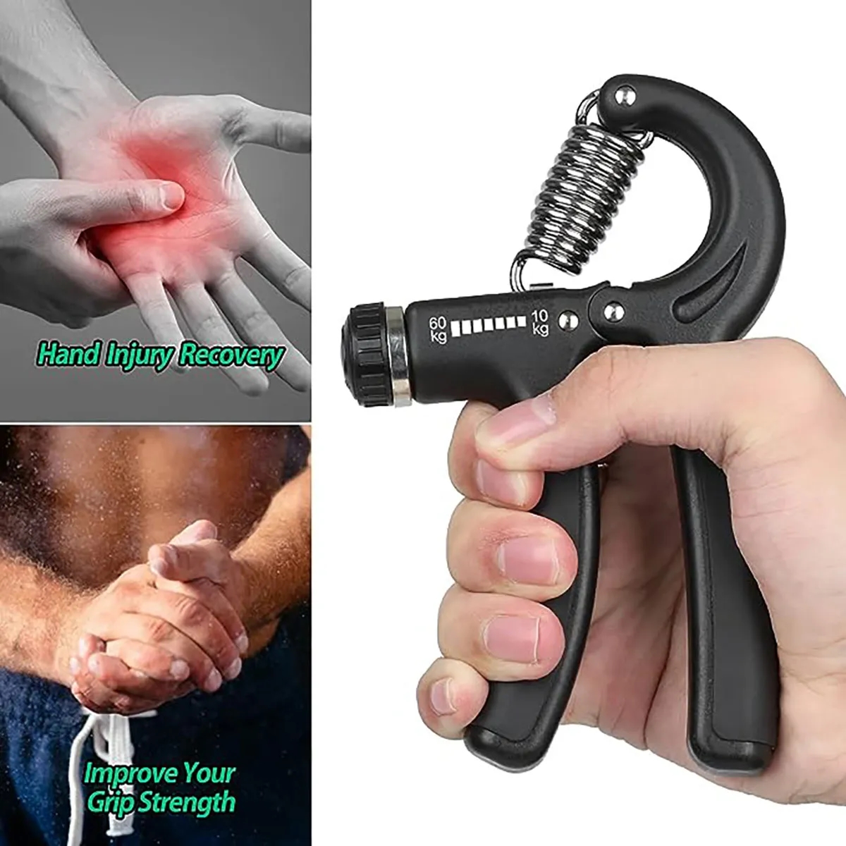 Hand Grip Strengthener Adjustable Resistance 11-132Lbs 6