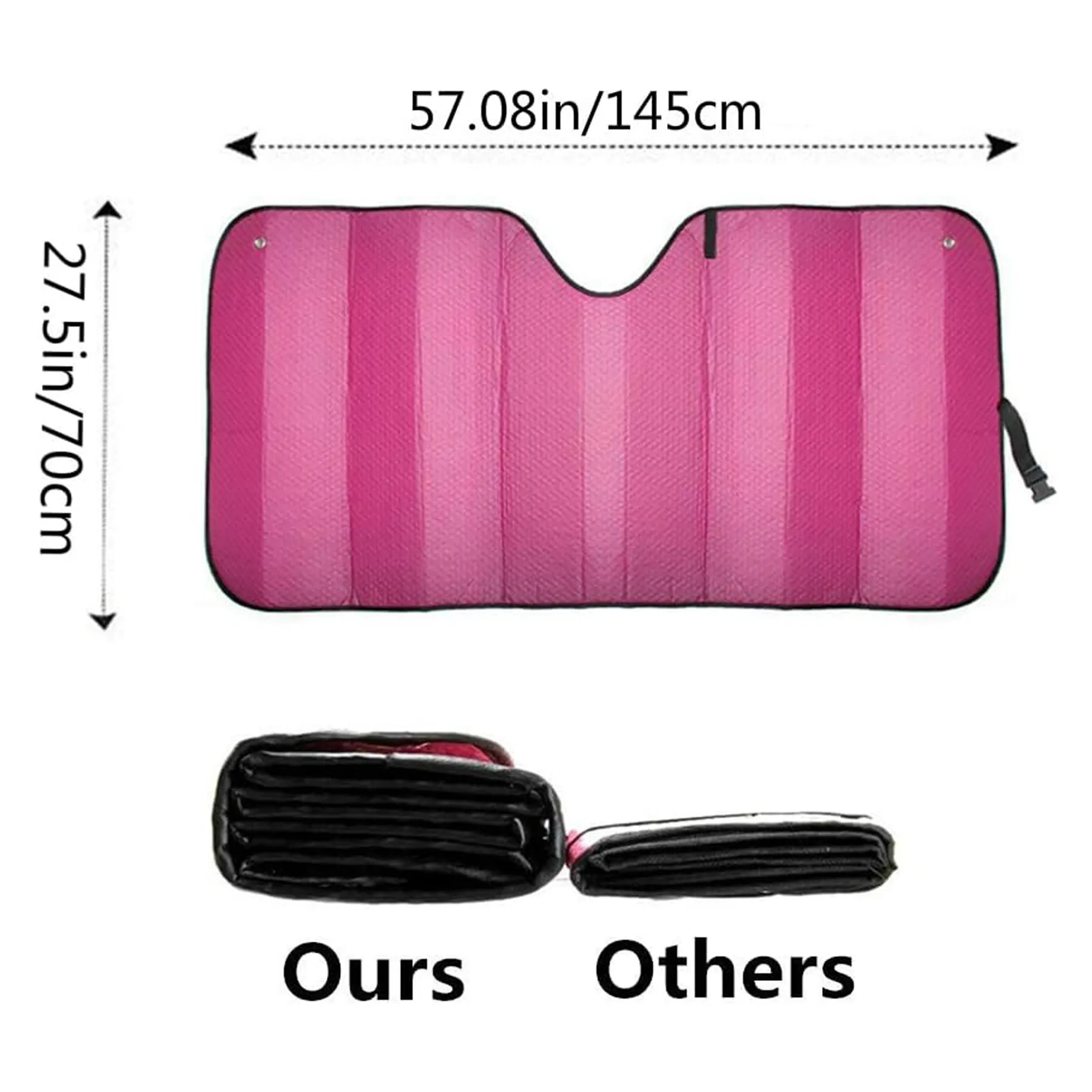 Car Windshield Sunshade Thicken 5 Layer 2
