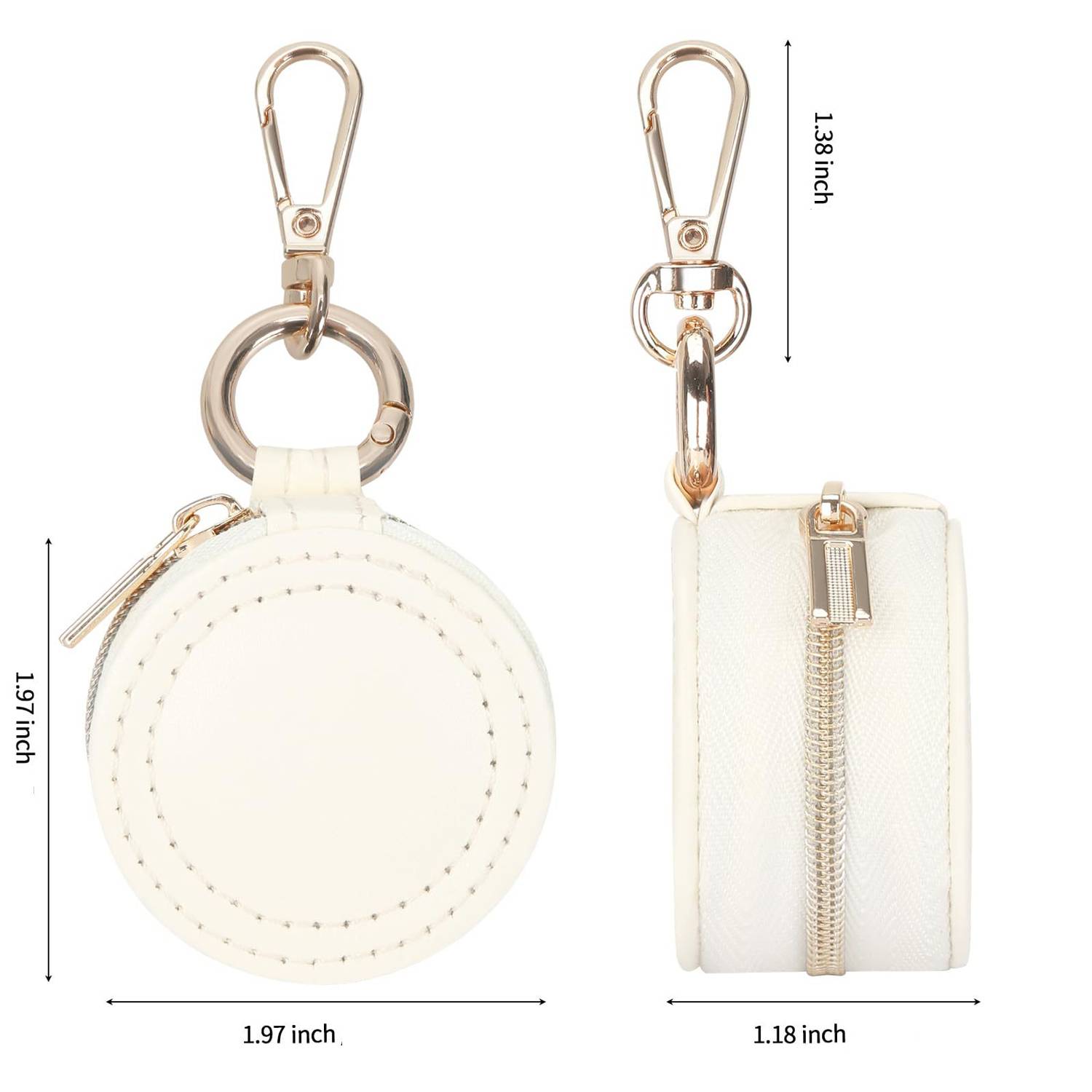 Mini Portable Travel Jewelry Storage Box w/ Keychain 8