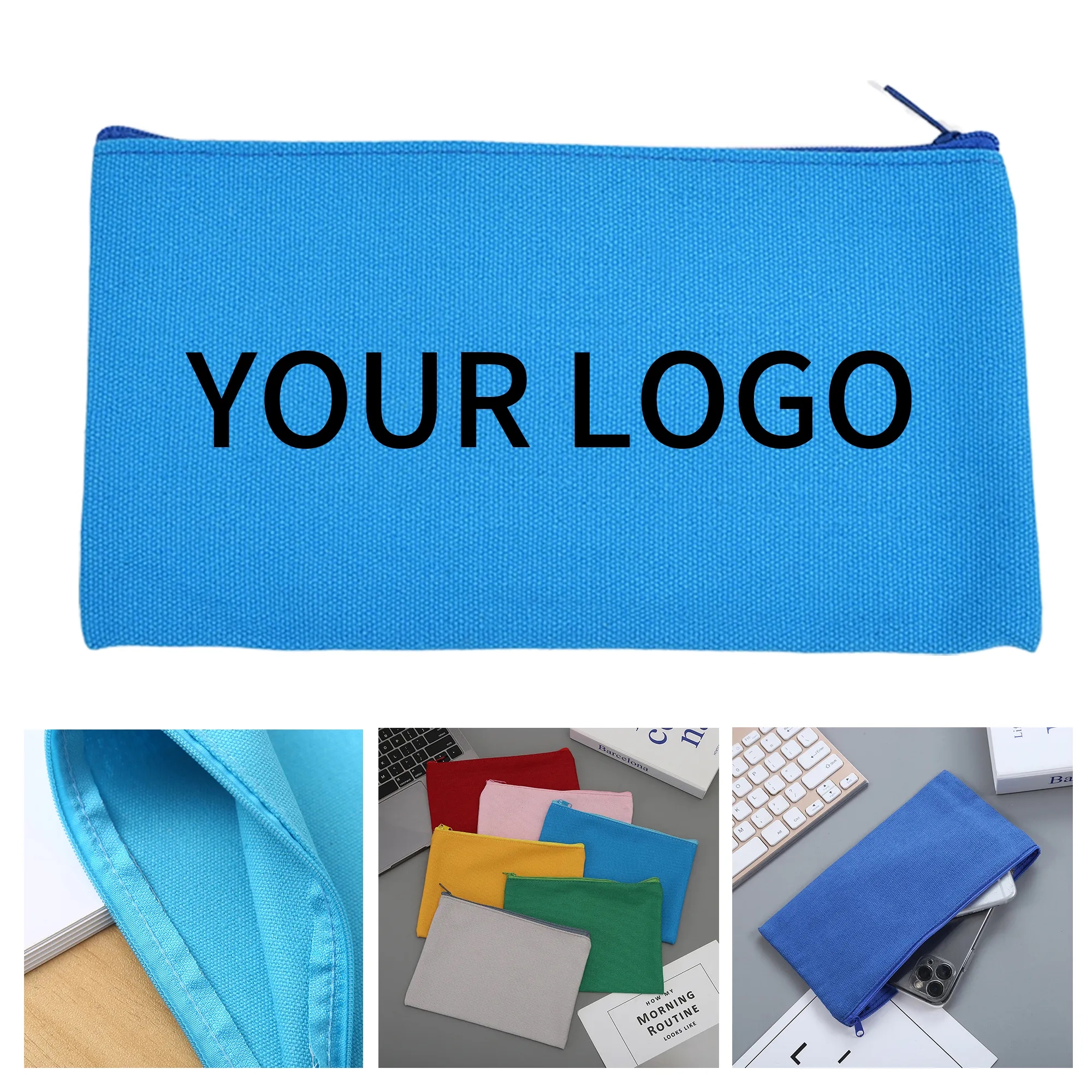 Custom Logo Canvas Pencil Holder 1