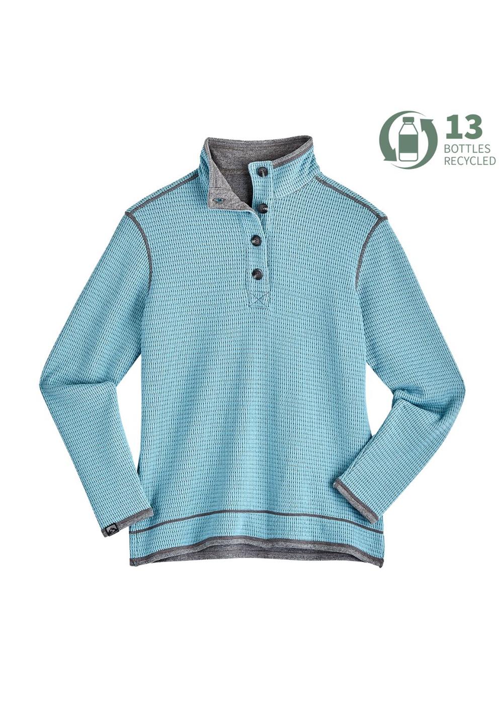 Storm Creek Women's Maverick Waffle Knit Button Up 81