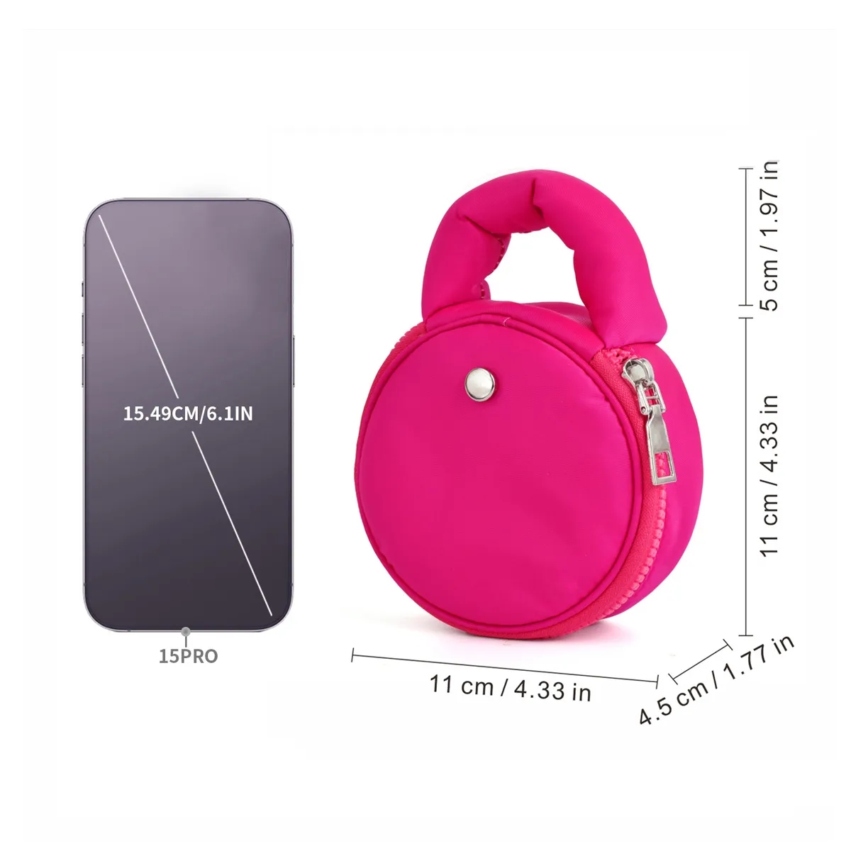 Women's Portable Cosmetic Bag Storage Mini Wallet 5