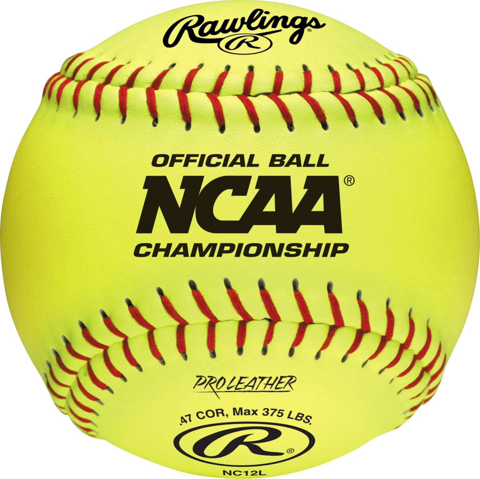 RAWLINGS 12-INCH OFFICIAL NCAA CHAMPIONSHIP SOFTBALL 1