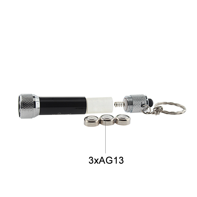 Mini Aluminum Alloy LED Flashlight Keychain 3