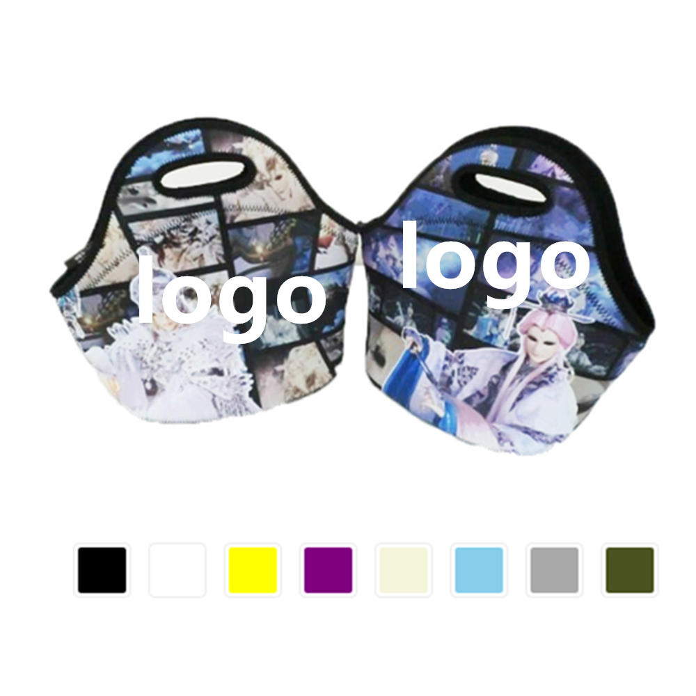 Tie Dye Sublimation Neoprene Lunch Bag 6