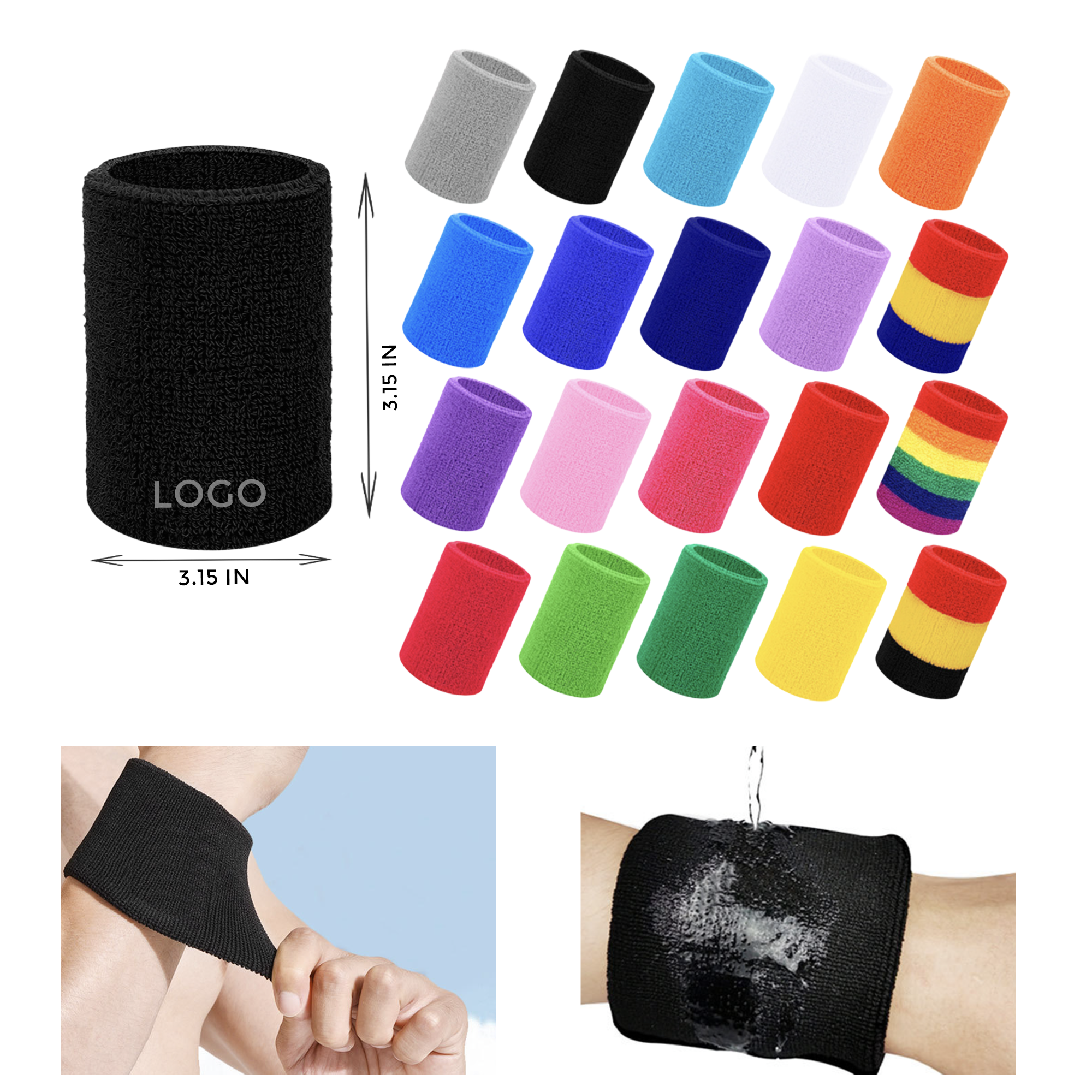 MOQ 10 PCS Comfortable Sports Wrist Guard 2