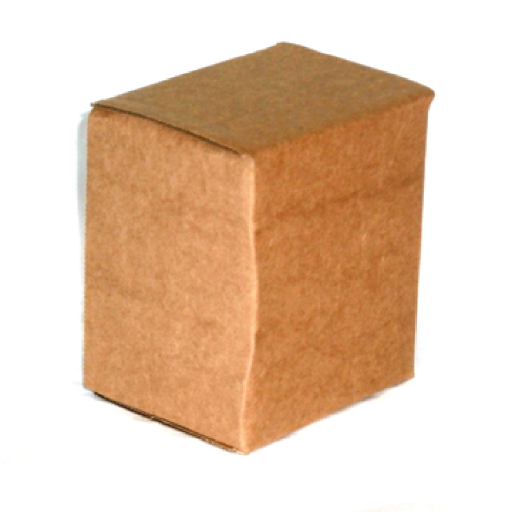 1 Piece Brown Gift Box 3 75" x 3 5" x 5" Non-Inserted