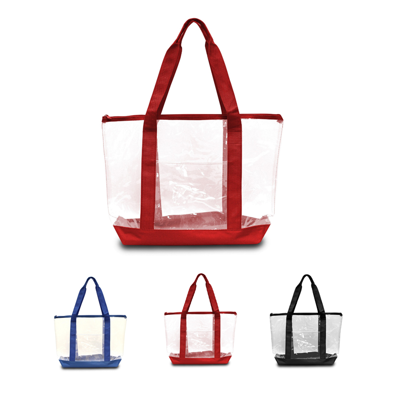 Clear Vinyl Tote Bag 1