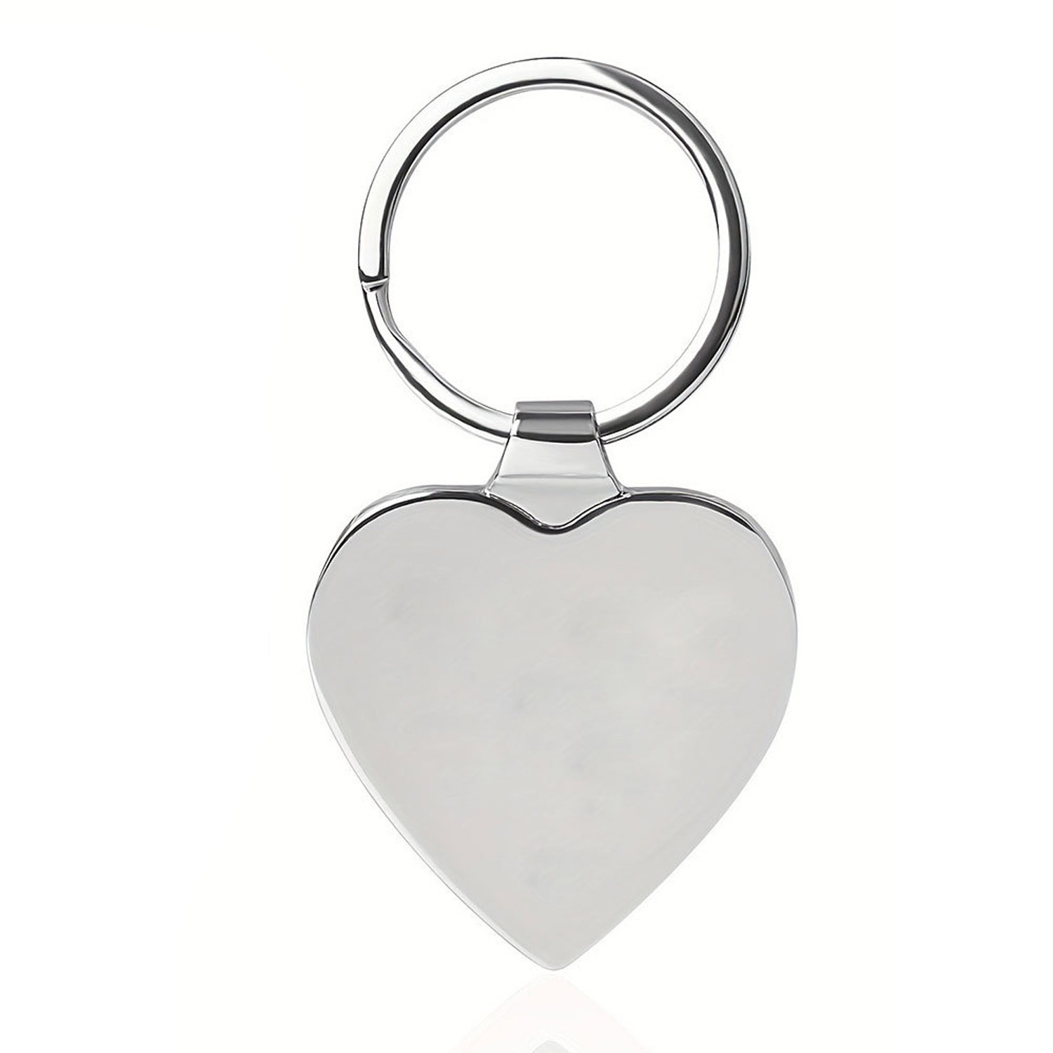 Custom Heart Shape Metal Keychains 5