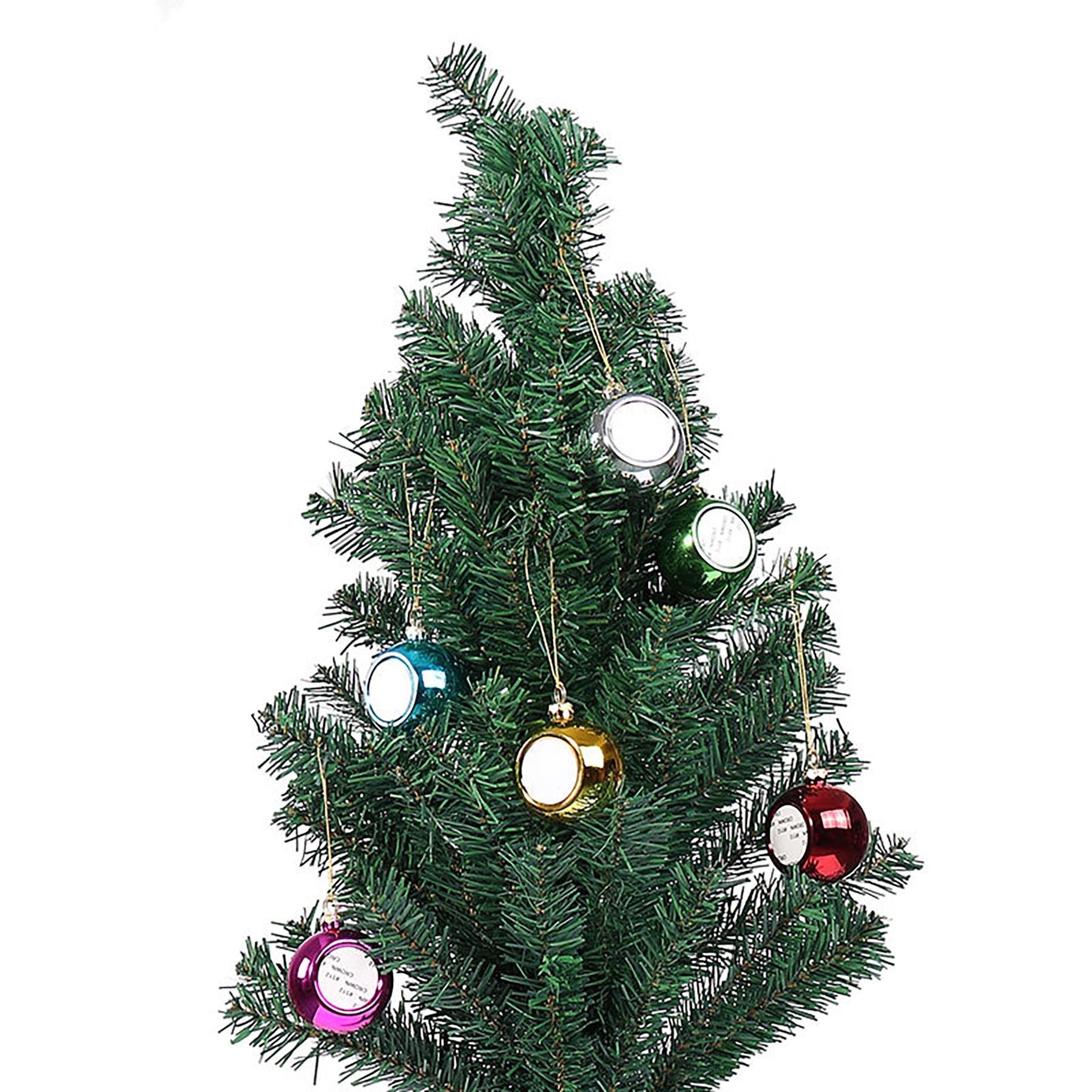 3.2" Plastic Christmas Tree Ornament Ball Hanging MOQ50 6