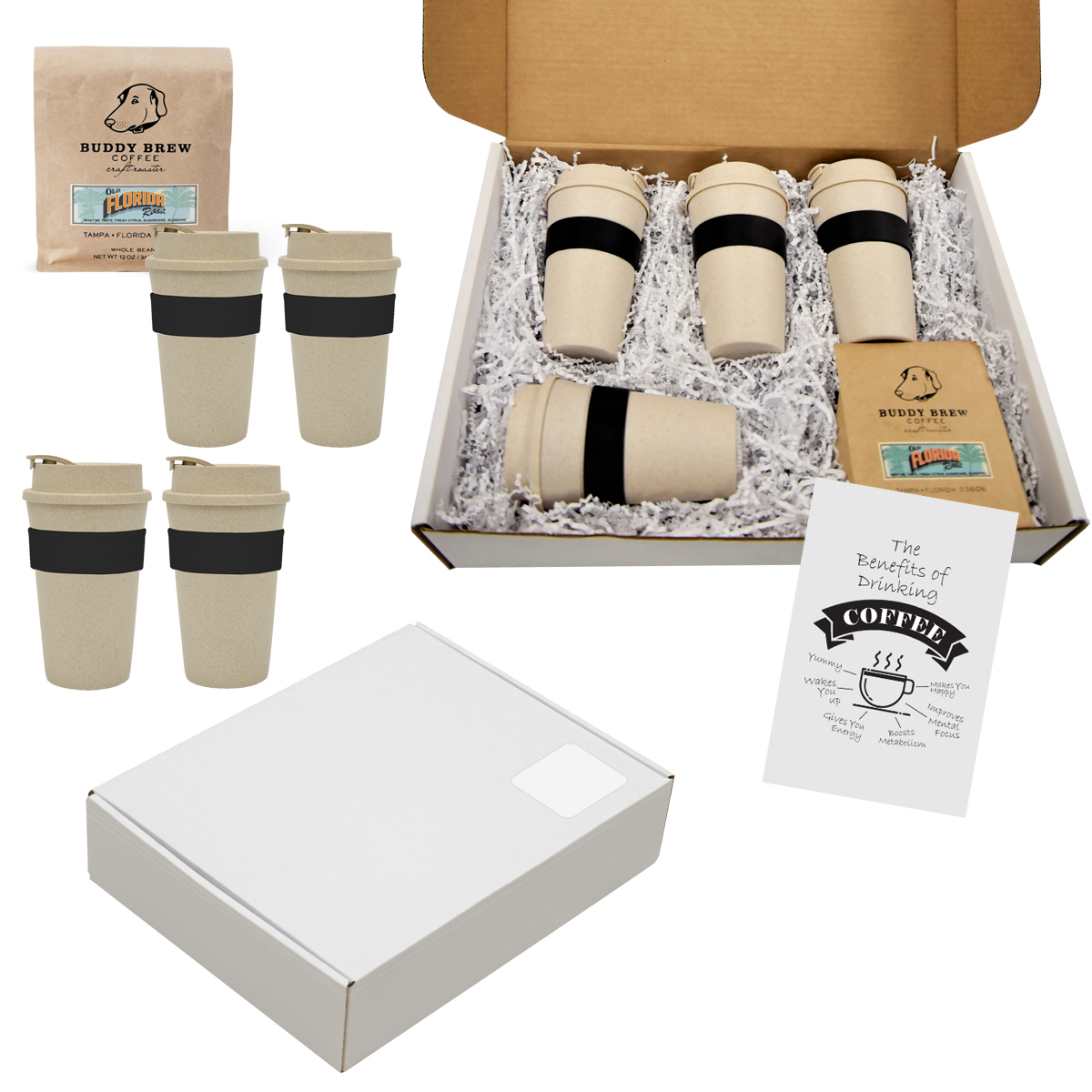 Buddy Brew Coffee Gift Set For Four 2