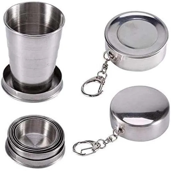 Collapsible Telescopic Stainless Steel Portable Cup 2
