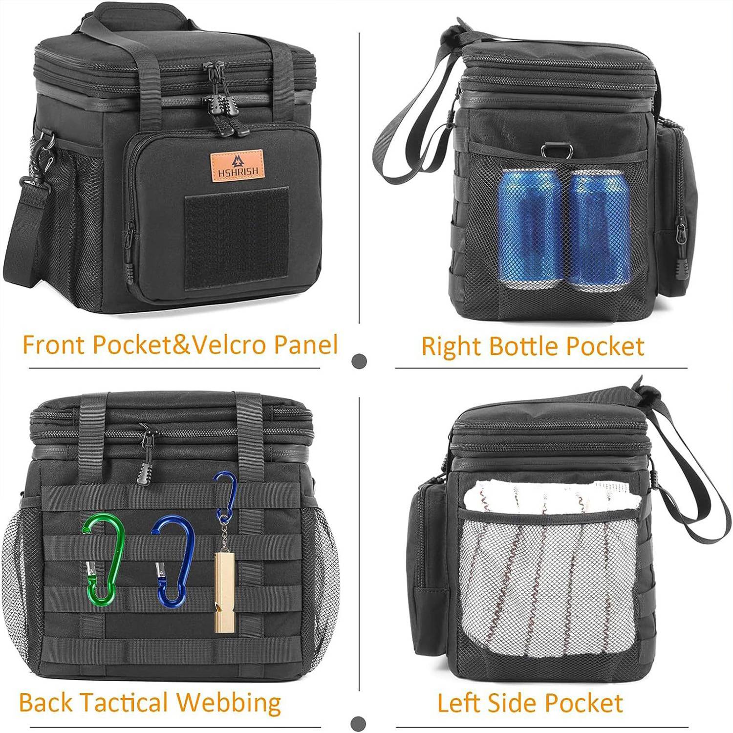 15L Oxford Portable Lunch Cooler Bag for Office Picnic 5