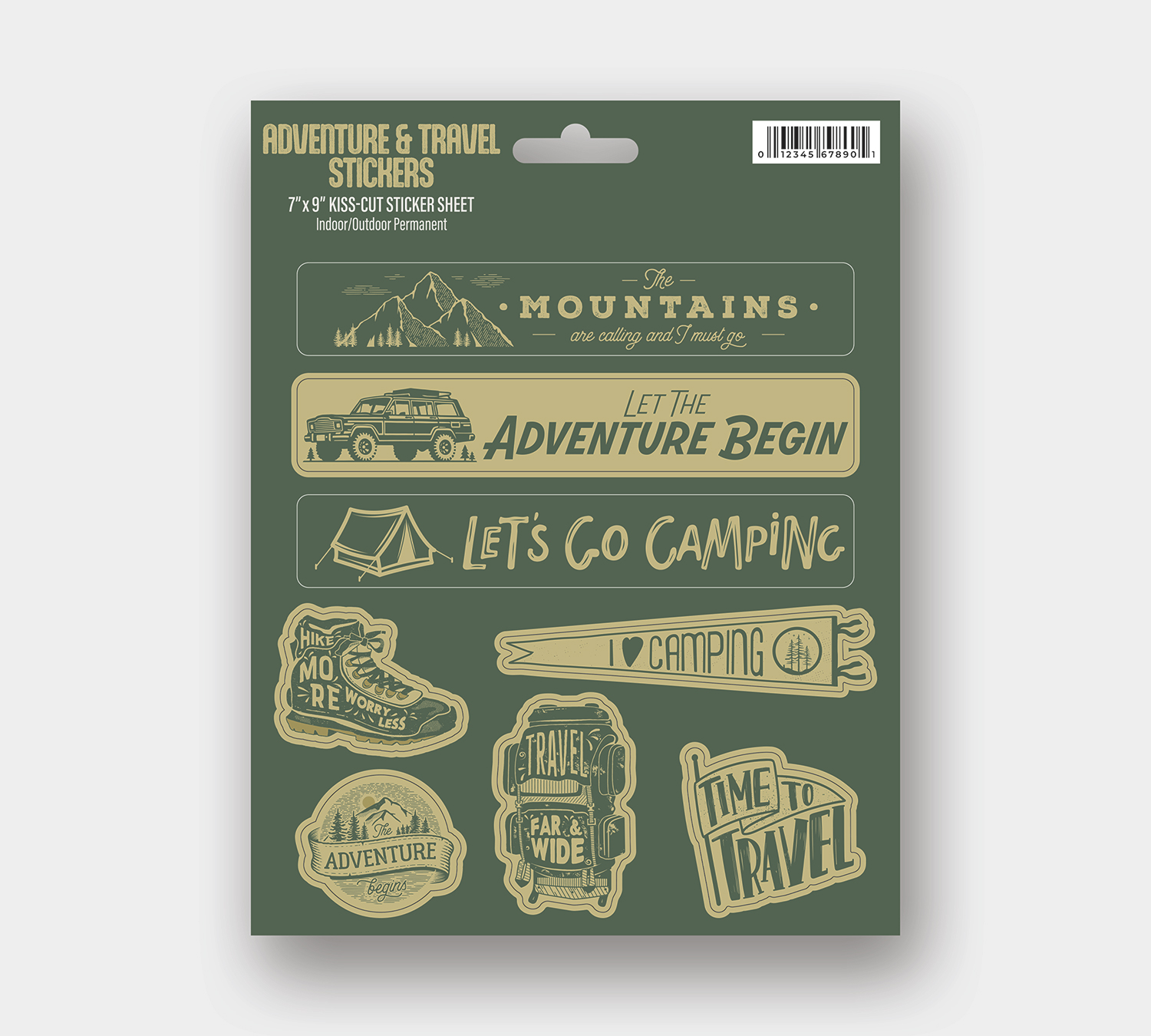 Permanent Writeable Matte Sticker - 55 to 64 Square Inches 1