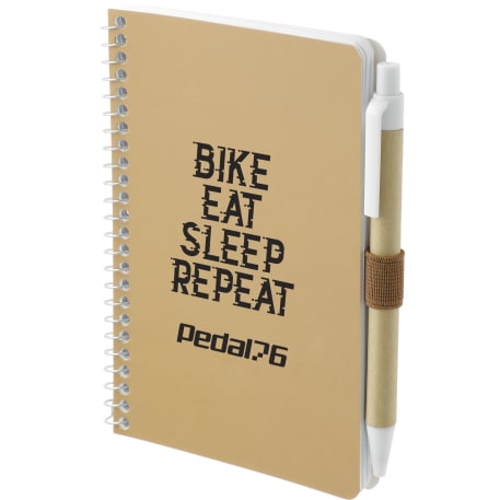 FSC® Mix 4" x 6" Pocket Spiral Notebook with Pen 1