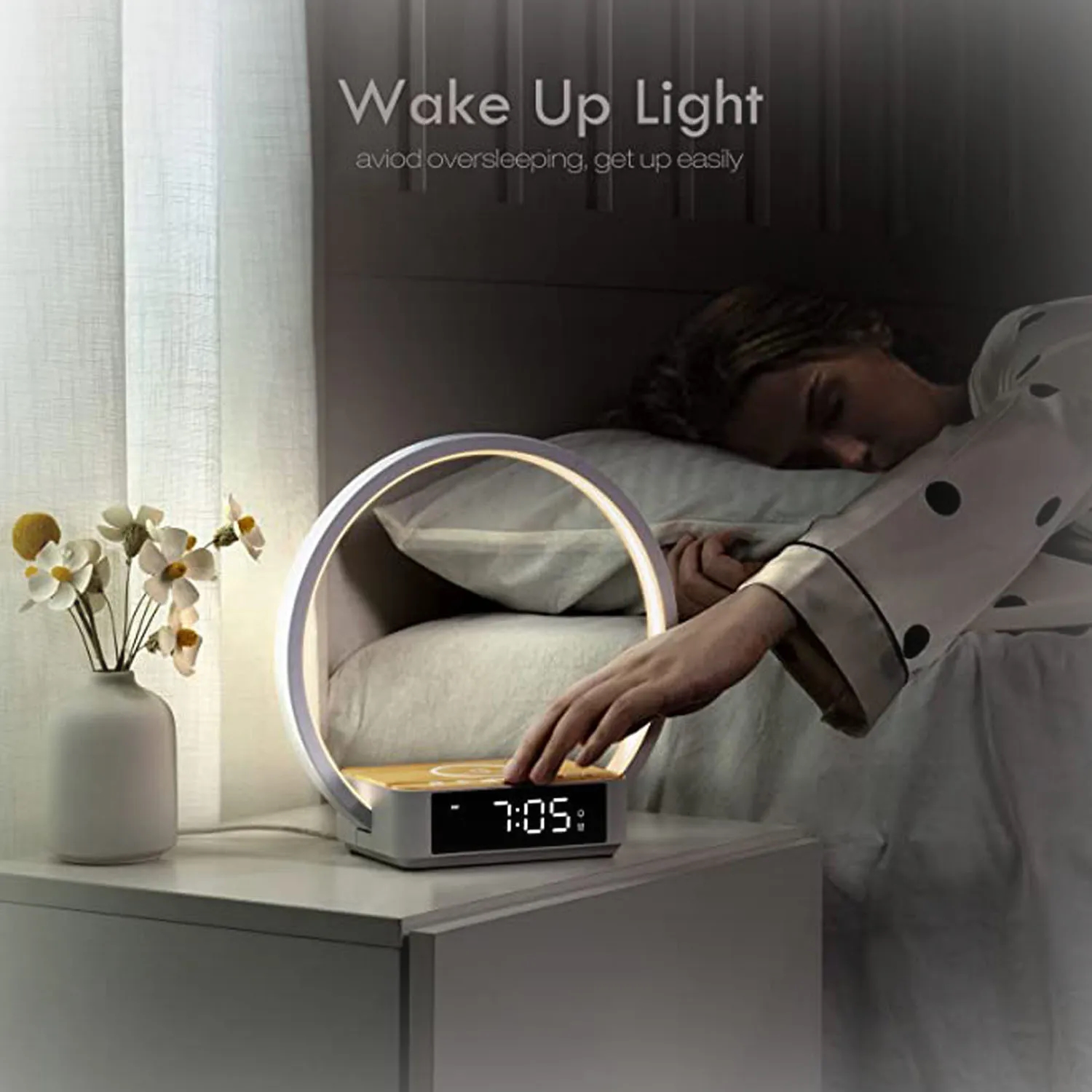 Wireless Mobile Phone Charging Eye Lamp 4
