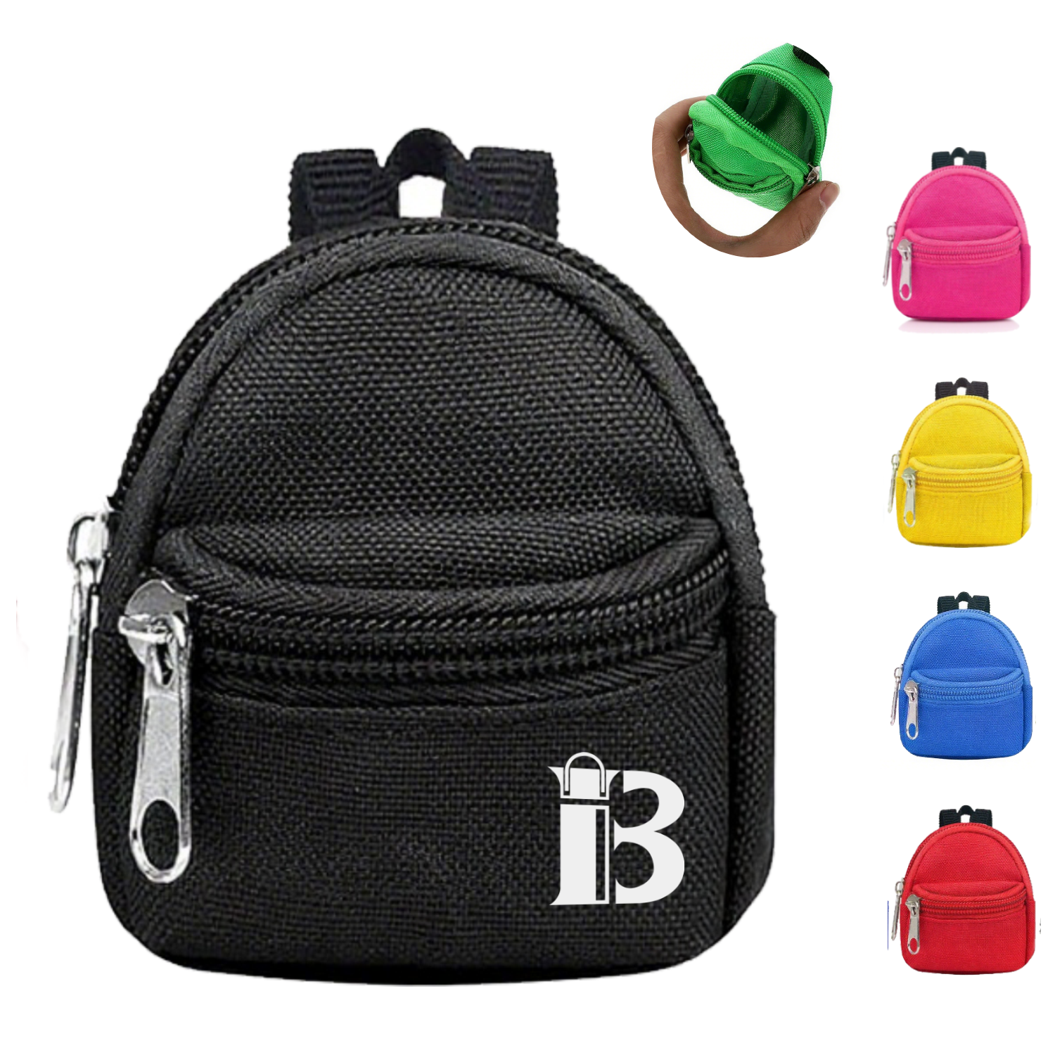 Outdoor Mini Nylon Backpack Shaped Coin Purse 4