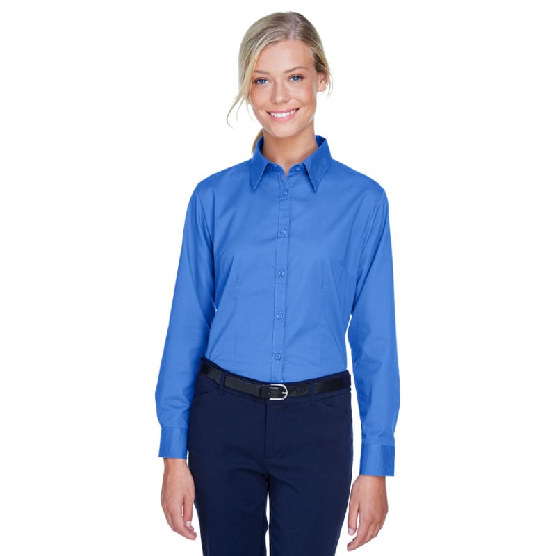 UltraClub Ladies' Whisper Twill 22