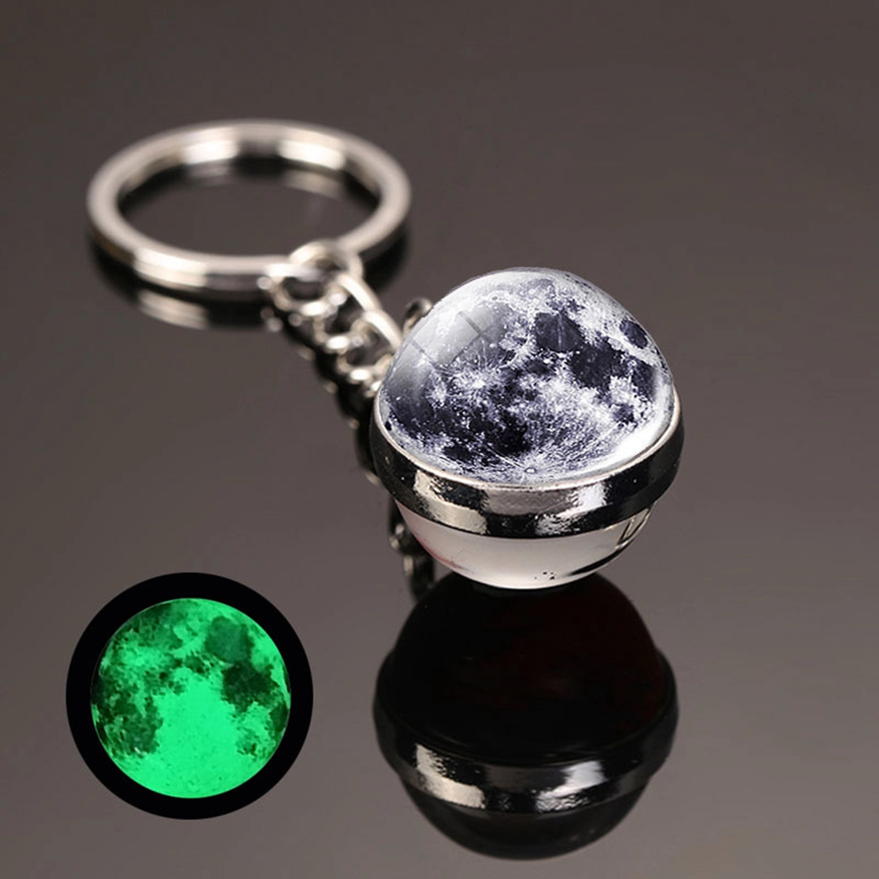 Glow in the Dark Crystal Ball Key Chain 20