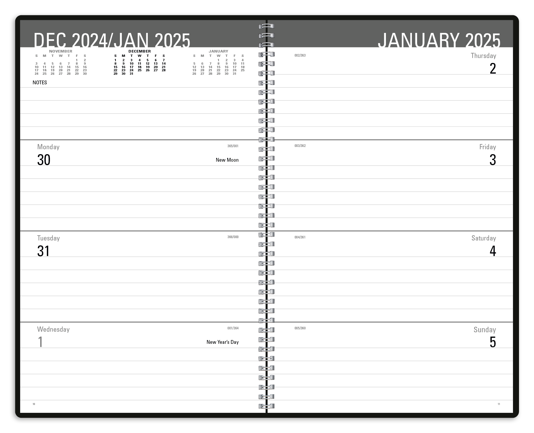 Triumph® Calendars Classic Weekly Desk Planner 46