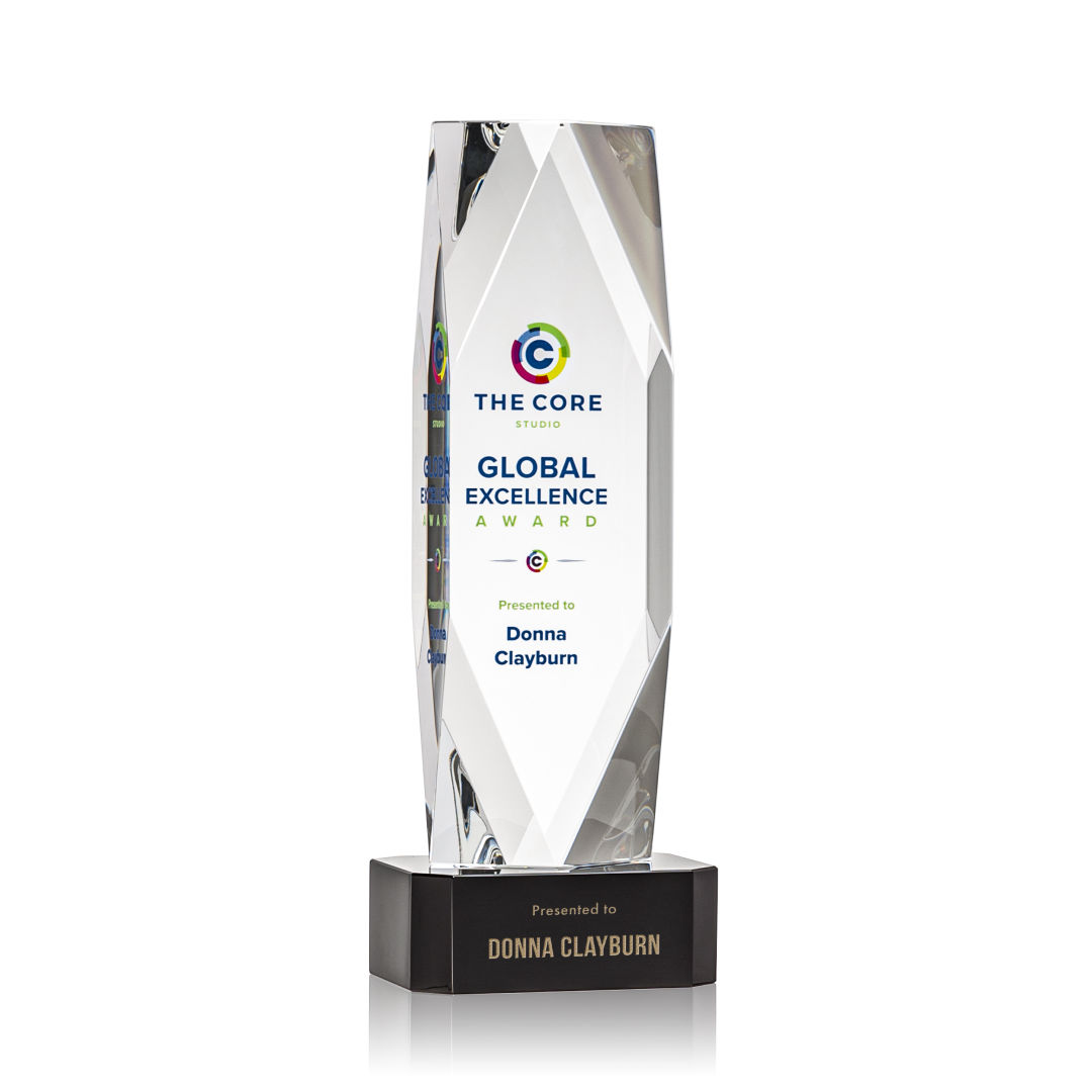 Delta VividPrint™ Award on Base - Black 8
