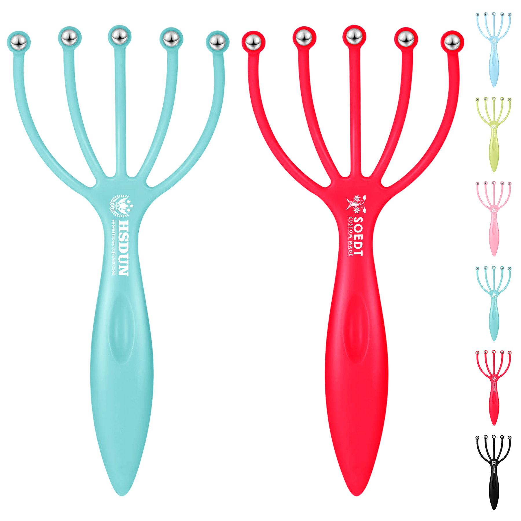Head PP Massager With Five Balls 5