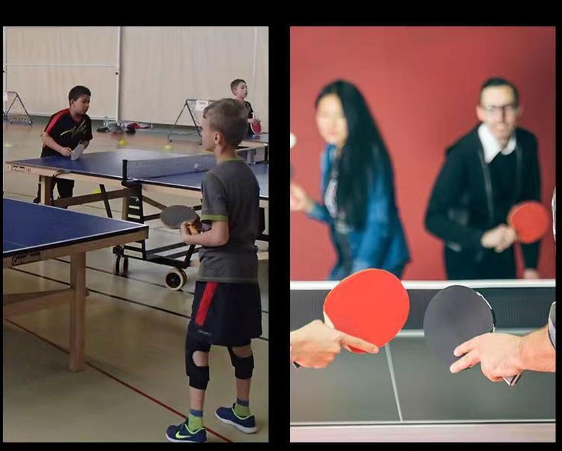 Table Tennis Bat Set Horizontal and Vertical Racket Mixed 3