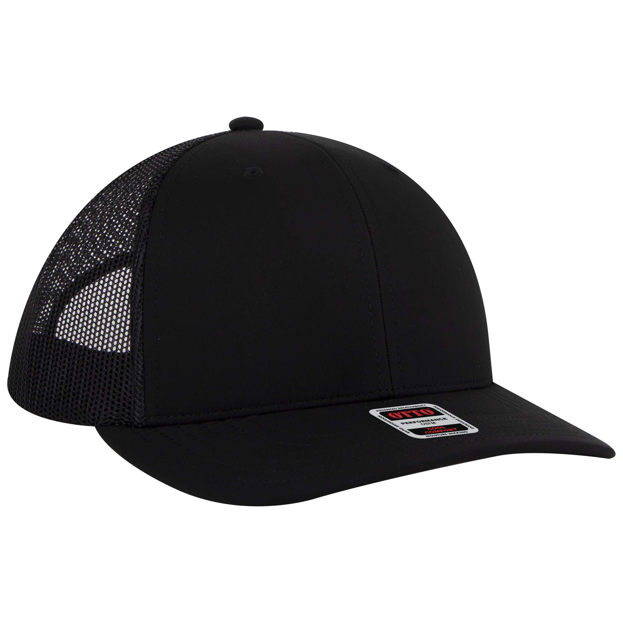 OTTO CAP® 6 Panel Mid Profile Mesh Back Trucker Hat 13