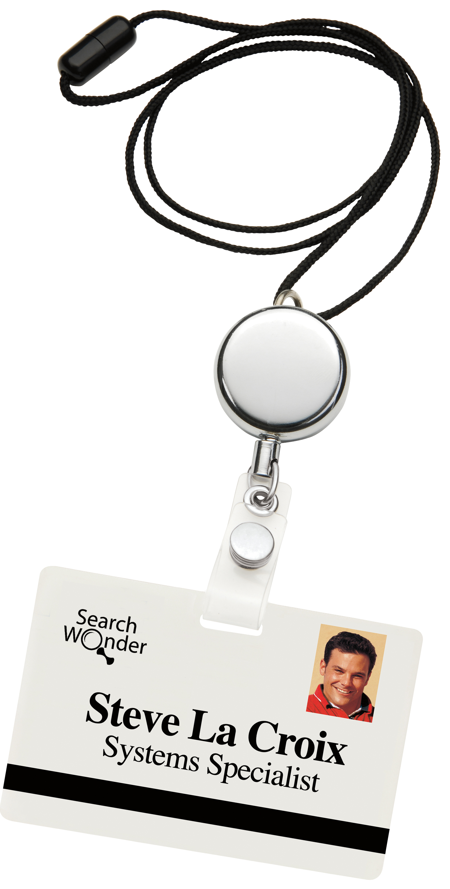 Dual Function Metal Badge Holder 4