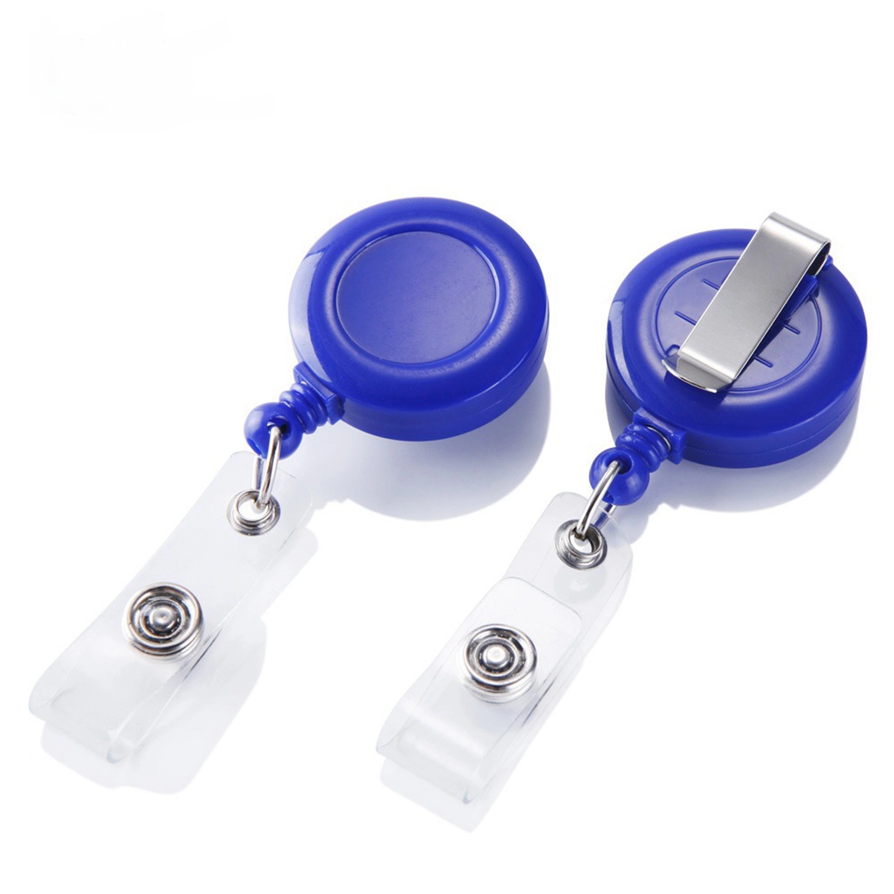 Round retractable badge holder 5