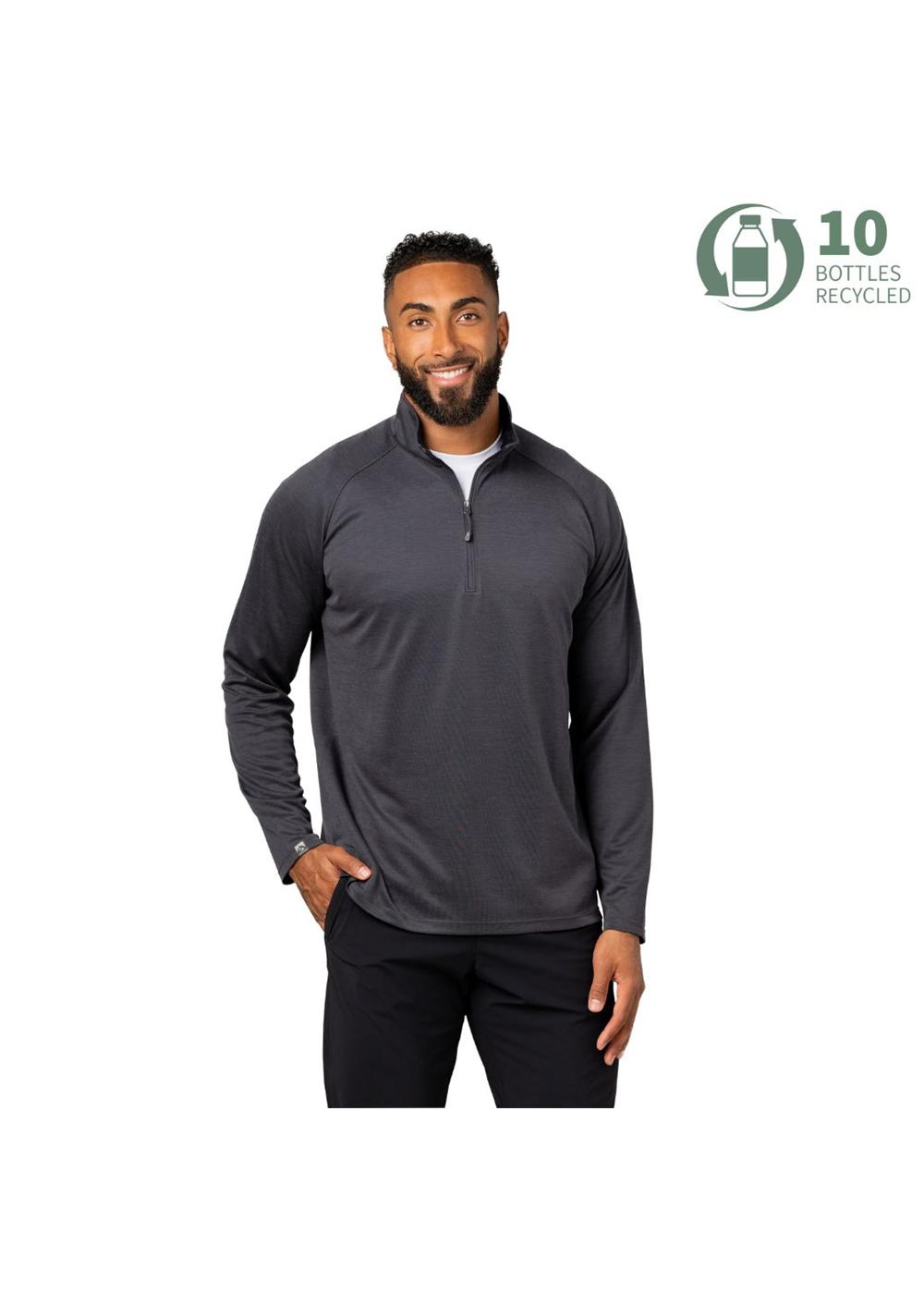 Storm Creek Men's Renewer II Poly/Lyocell Blend Quarter Zip, custom hoodie or sweatshirt with logo imprint 12